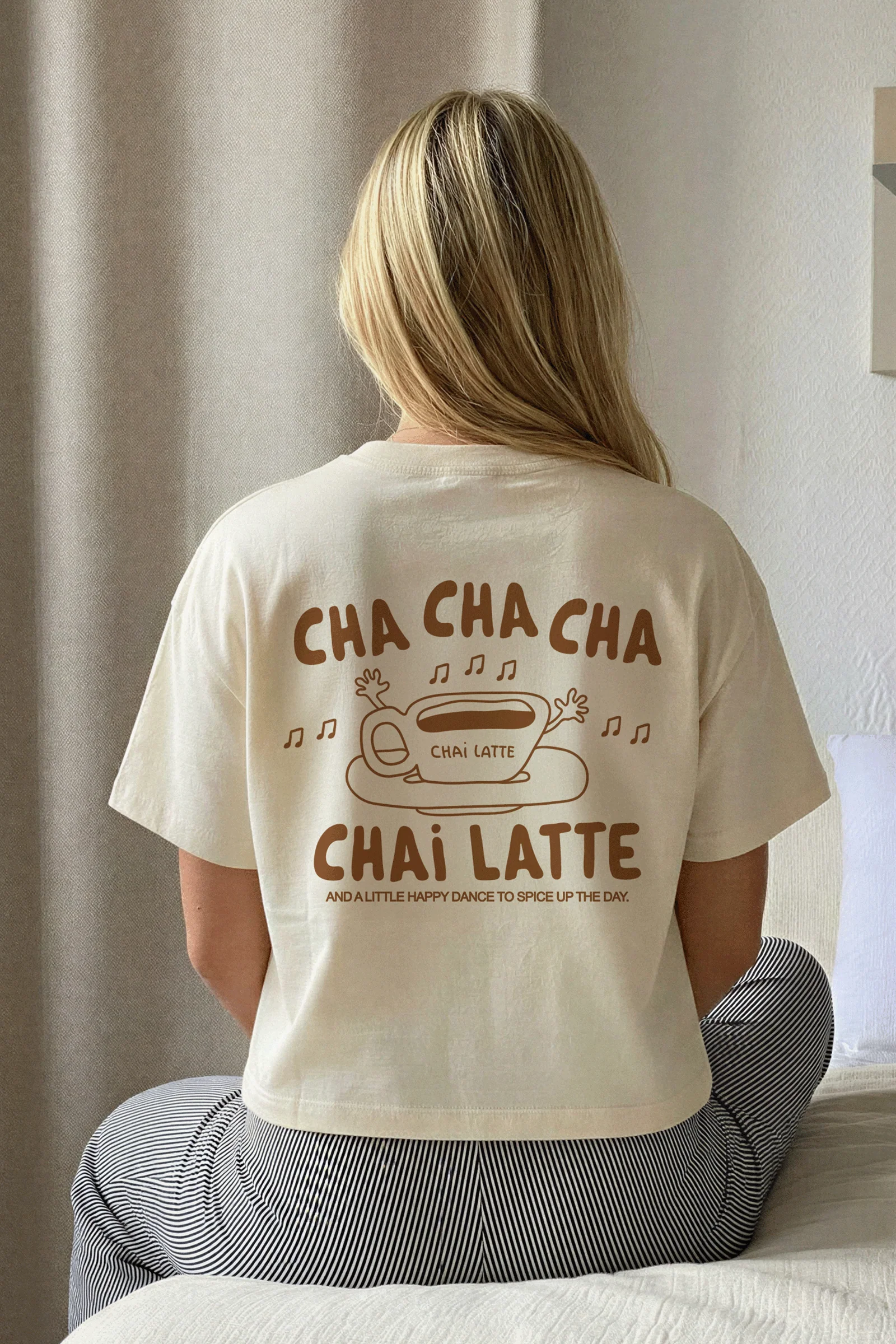 CHA CHA CHA, CHAI LATTE CROPPED. - Image 2